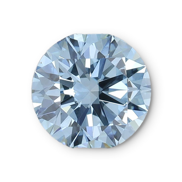 實驗室藍彩鑽圓形裸石10克拉 