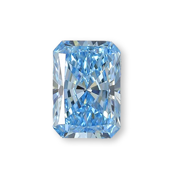實驗室藍彩鑽雷帝恩形裸石5克拉 