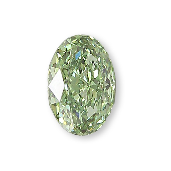 實驗室綠彩鑽橢圓形裸石5克拉 