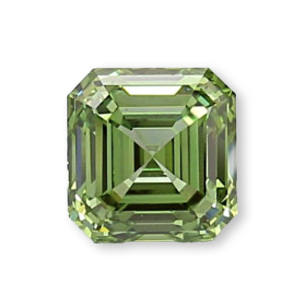 實驗室綠彩鑽阿斯切形裸石10克拉 