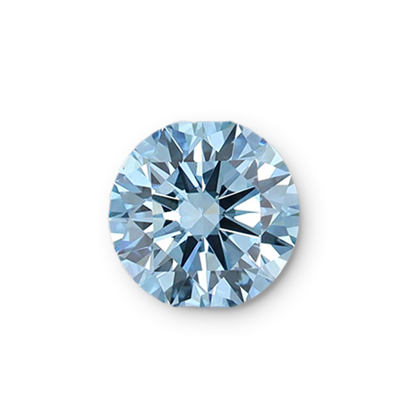 實驗室藍彩鑽圓形裸石3克拉 