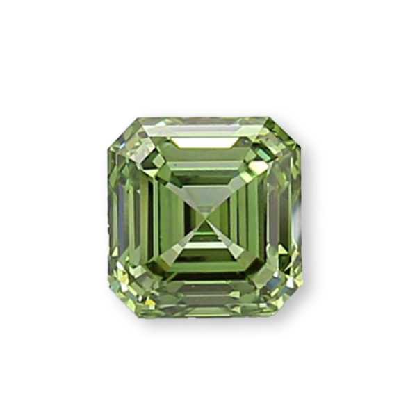 實驗室綠彩鑽阿斯切形裸石5克拉 